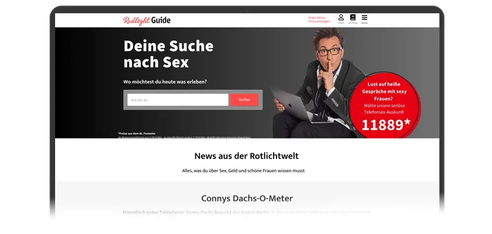 Bild Redlight Guide Website